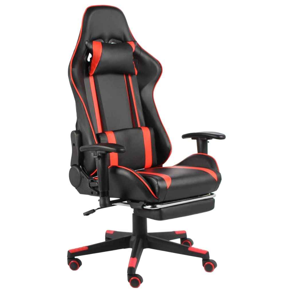 vidaXL Cadeira de gaming giratória PVC verde